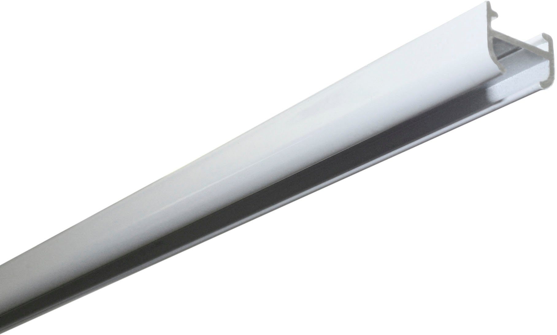 GARDINIA Gardinenschiene Aluminiumschiene, Ø 13 mm, 1-läufig, kürzbar, mit Bohren, Aluminium, 1-läufig – Bild 2 von 5