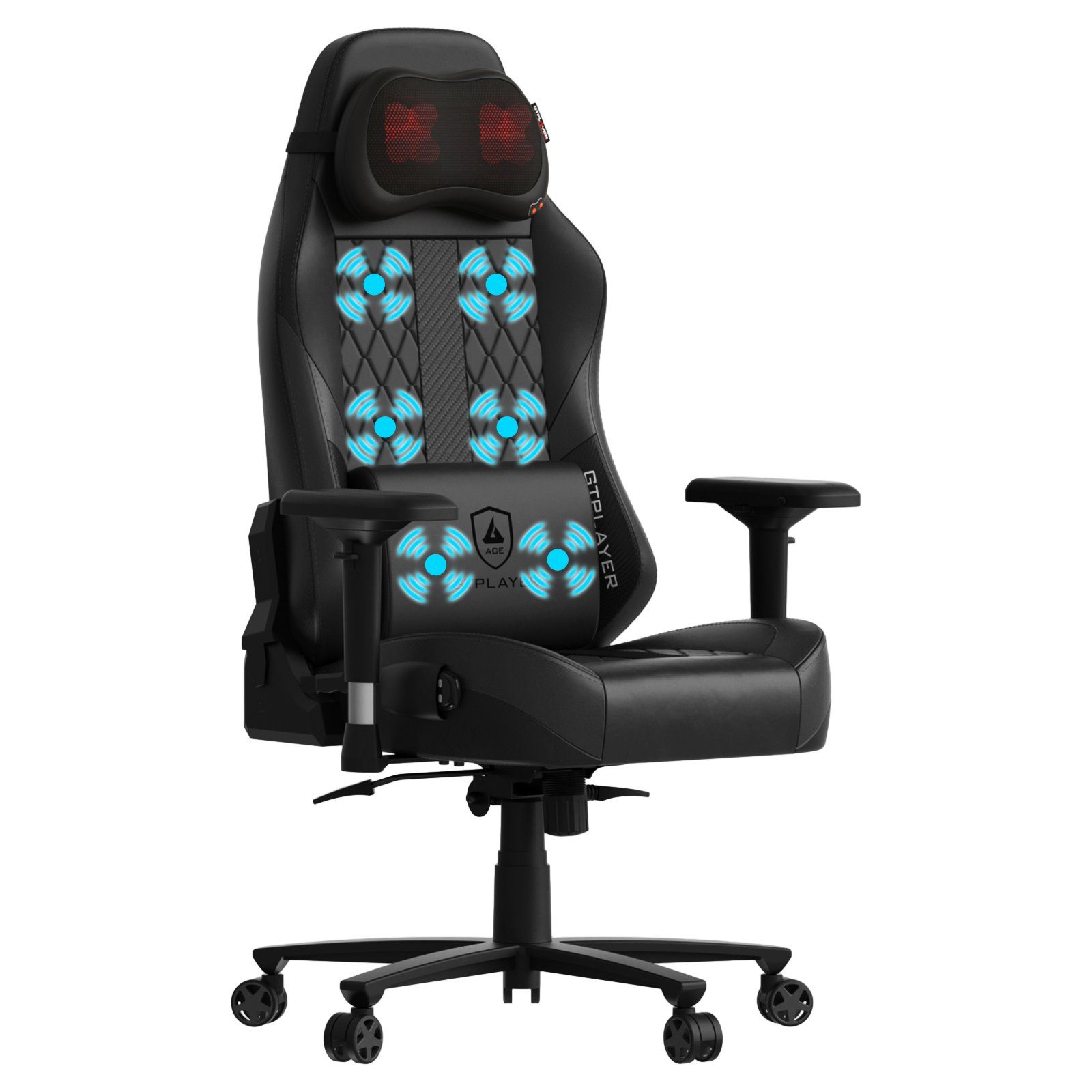 GTPLAYER Gaming-Stuhl mit Massage, Gamer Stuhl günstig online kaufen