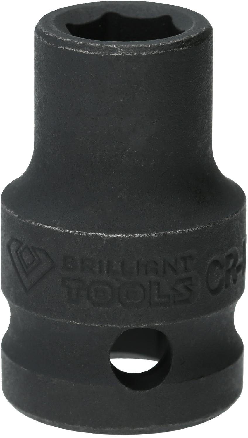 mm, 1/2" kurz Tools Stecknuss Sechskant Brilliant 10 Kraft-Stecknuss