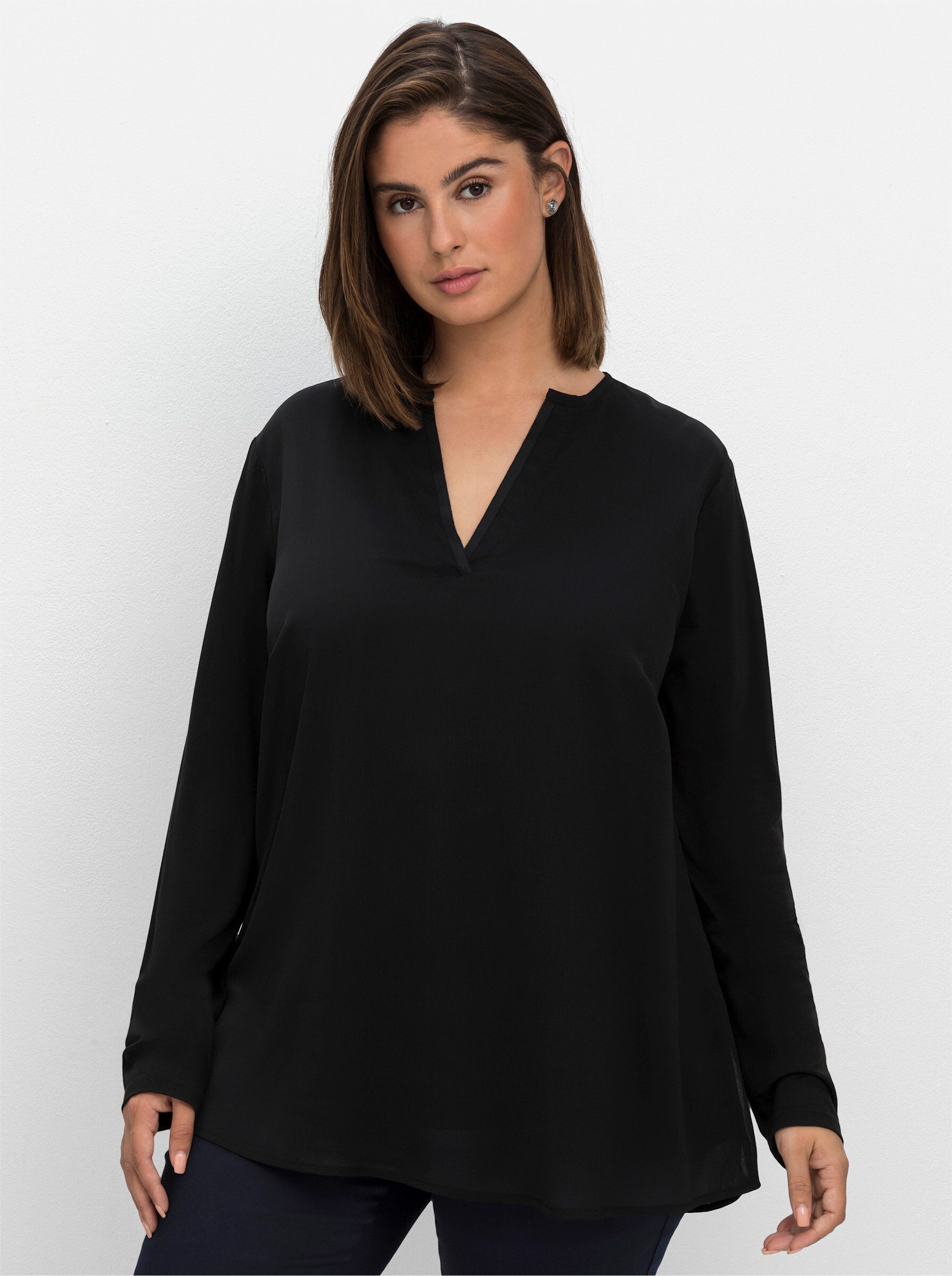Sheego Klassische Bluse Tunika . günstig online kaufen