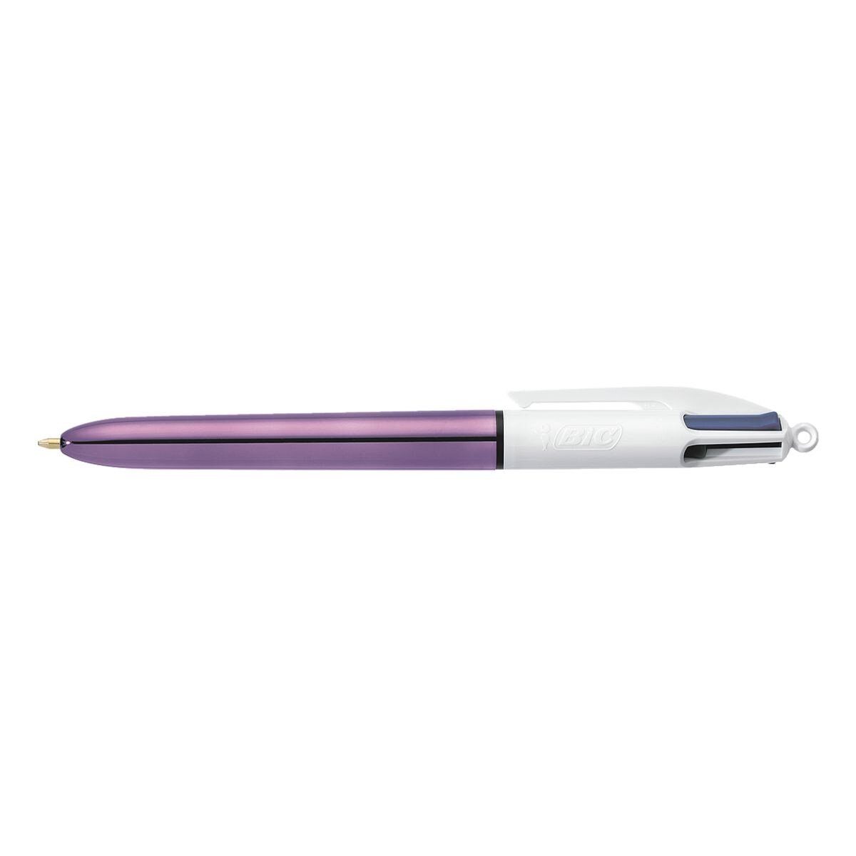1 Notizbuch und 1 Textmarker in Pink Schulanfang und Einschulung BIC Schreibwaren Set: 1 4-Farben-Kugelschreiber I Am A Unicorn Ideal für Schultüte 