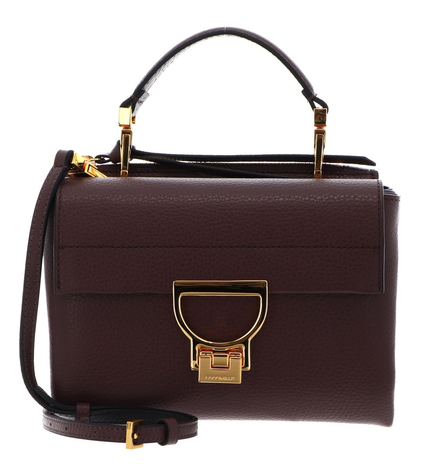 COCCINELLE Umhängetasche Handbag Grainy Leather, aus echtem Rindsleder