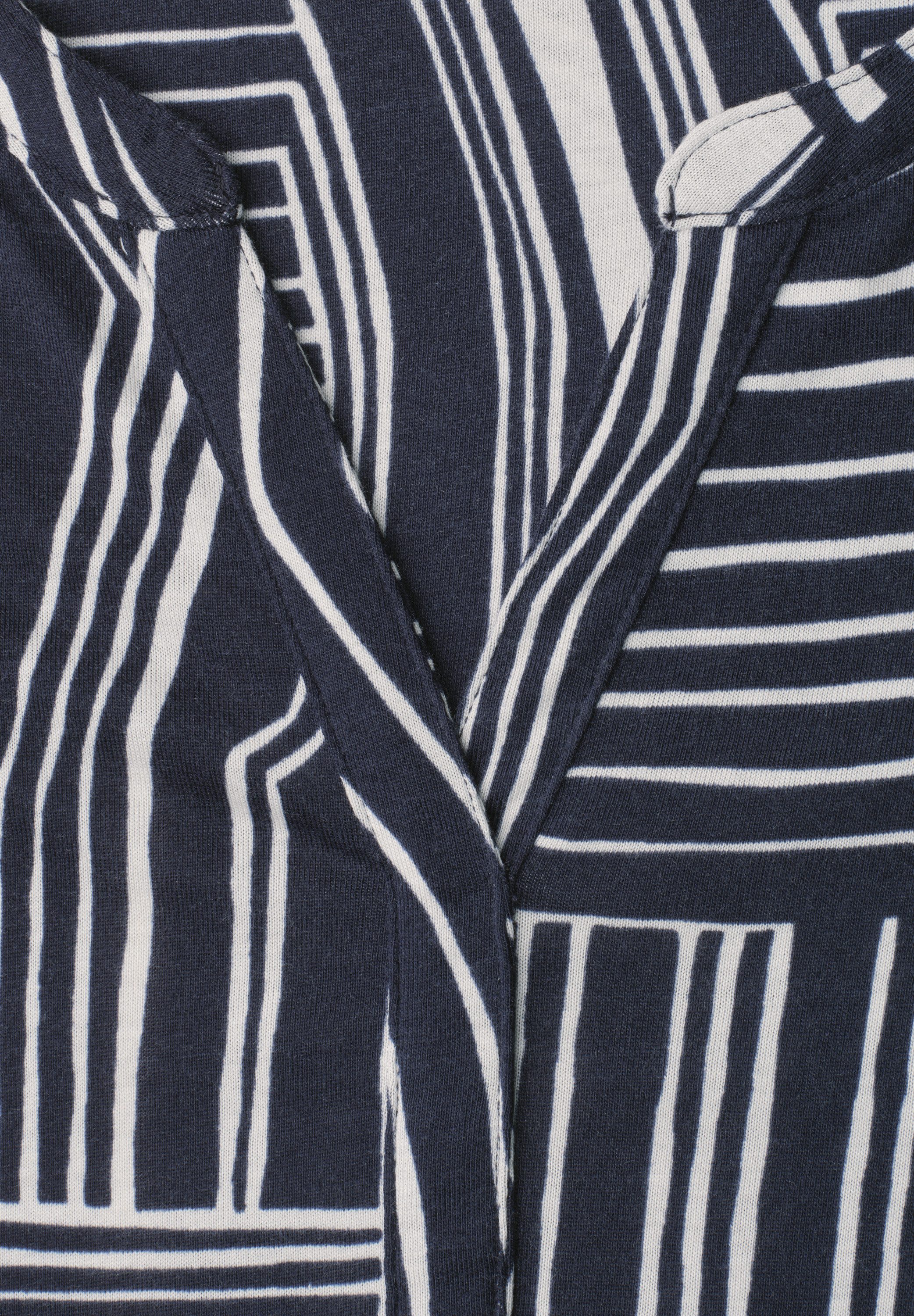STREET ONE 3/4-Arm-Shirt Elastiksaum mit Knotendetail – Bild 5 von 5