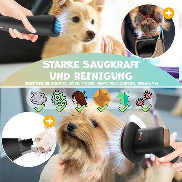 Lovpet Hundeschermaschine, mit Staubsauger Leise Schermaschine AKKU