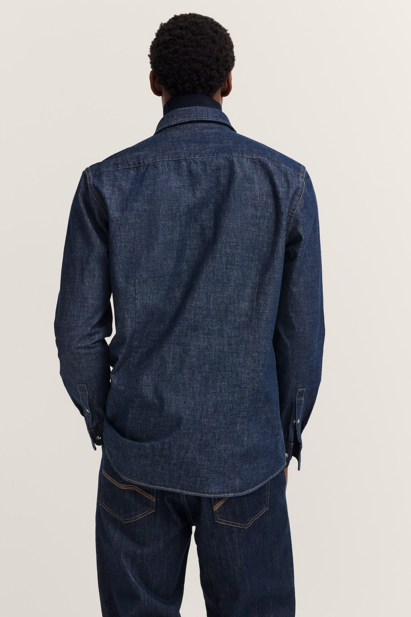 bugatti Jeanshemd Druckknöpfe im Modern Fit günstig online kaufen