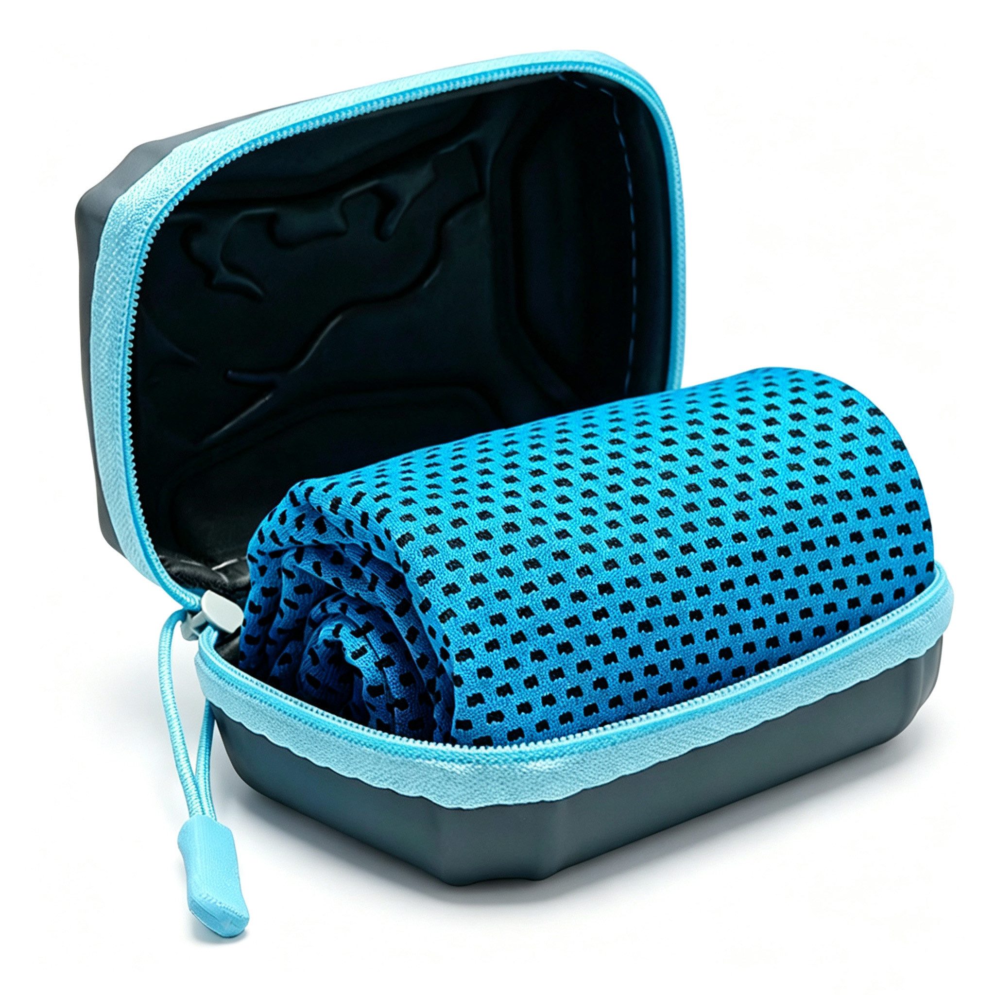Diwzbyn Sporthandtuch Kühltuch Mit Aufbewahrungsbox,Kühlendes Handtuch, (1-St), Kühltücher Für Den Nacken,Cooling Towel,Schnelltrocknende Kühlhandtuch