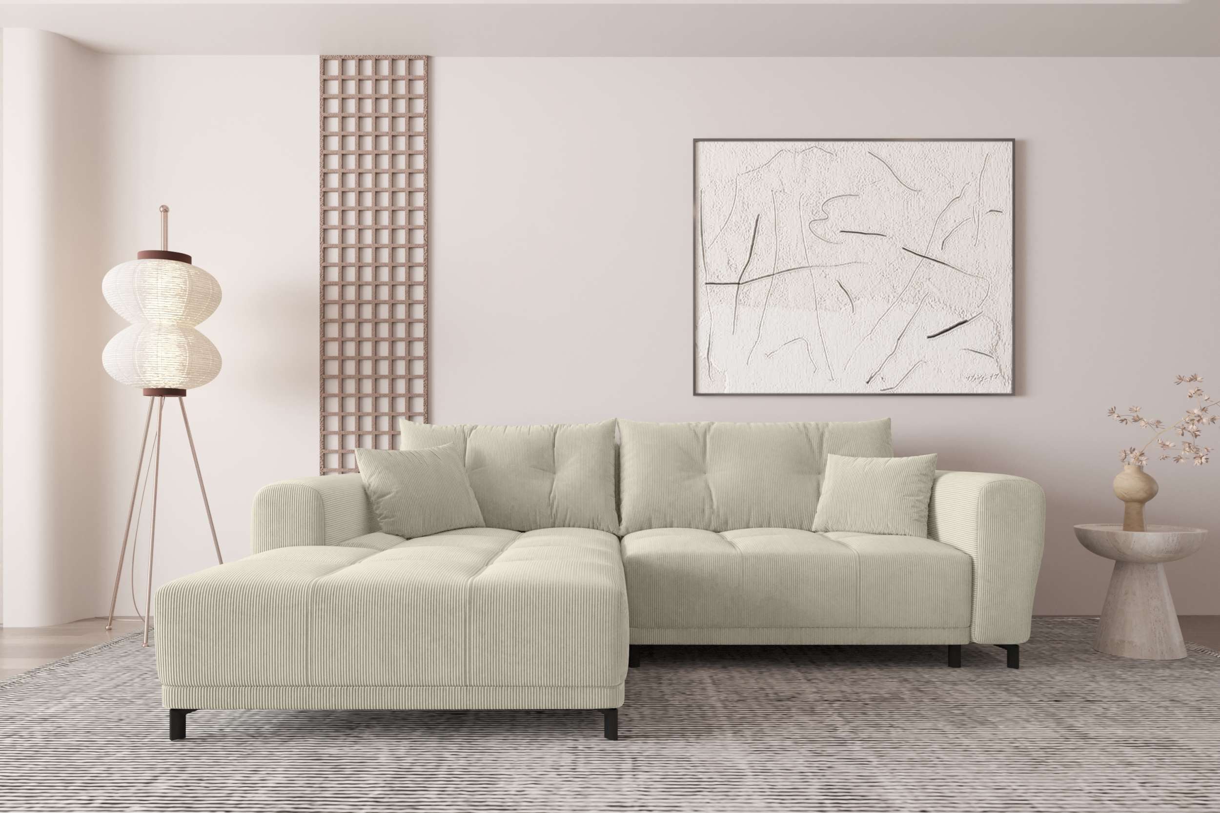 99rooms Ecksofa Massimo, Sofa L-Form, Eckcouch, mit oder ohne Schlaffunktio günstig online kaufen