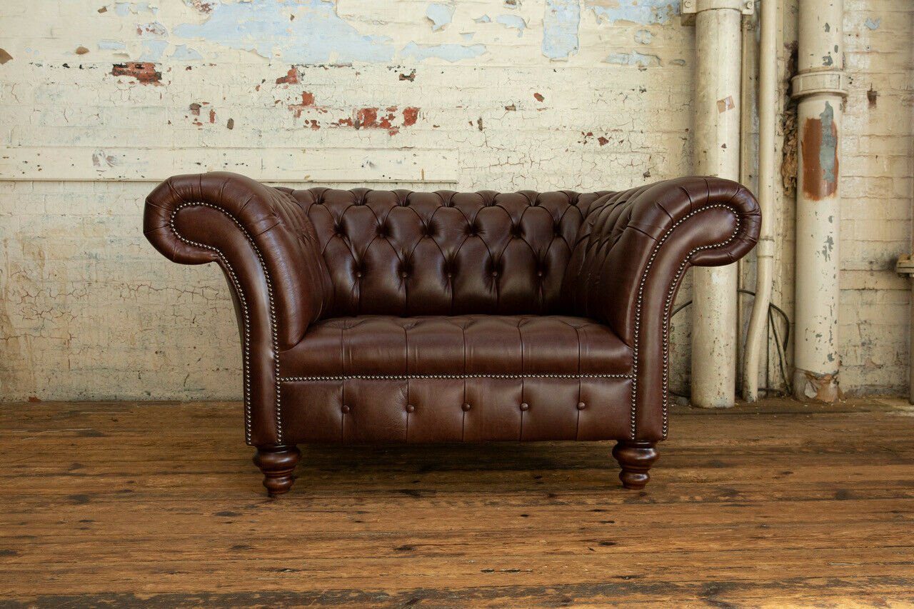 JVmoebel Chesterfield-Sessel, Chesterfield Sessel 1,5 Sitzer Design