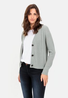 camel active Cardigan mit Raglanärmel Markenlabel