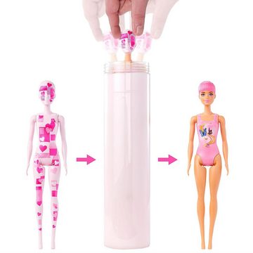 Sarcia.eu Anziehpuppe Barbie Color Reveal - Puppen-Serie total denim, Überraschung