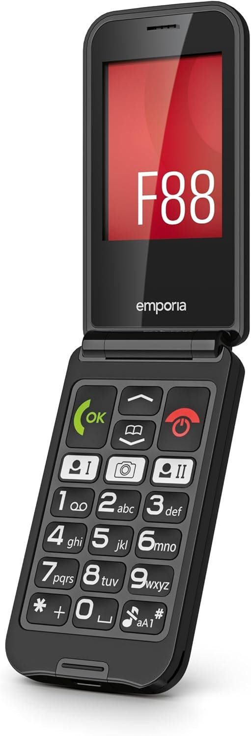 Emporia Talkglam Seniorenhandy (6,10 cm, 0,3 MP Kamera, 3 Kurzwahltasten,  Integrierte Digitalkamera)
