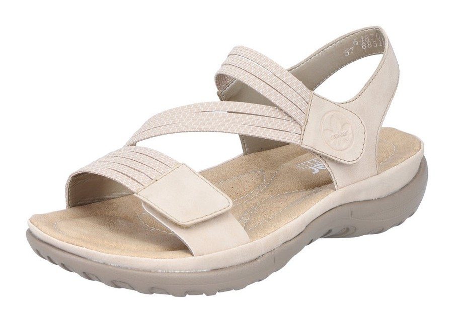 Rieker Riemchensandale, Sommerschuh, Sandalette, Keilabsatz, mit Gummizügen günstig online kaufen