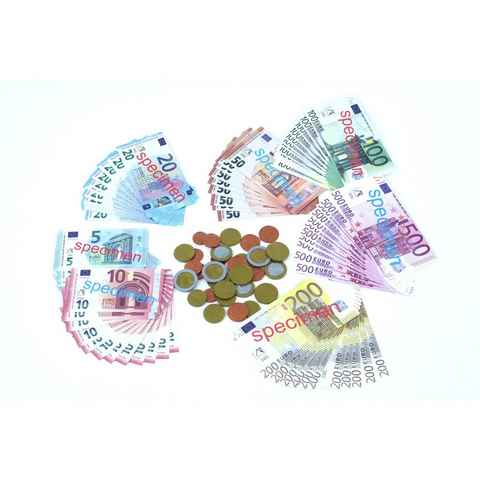 EDUPLAY Lernspielzeug Spielgeld für Kinder Kaufmannsladen, EURO Banknoten & Münzen