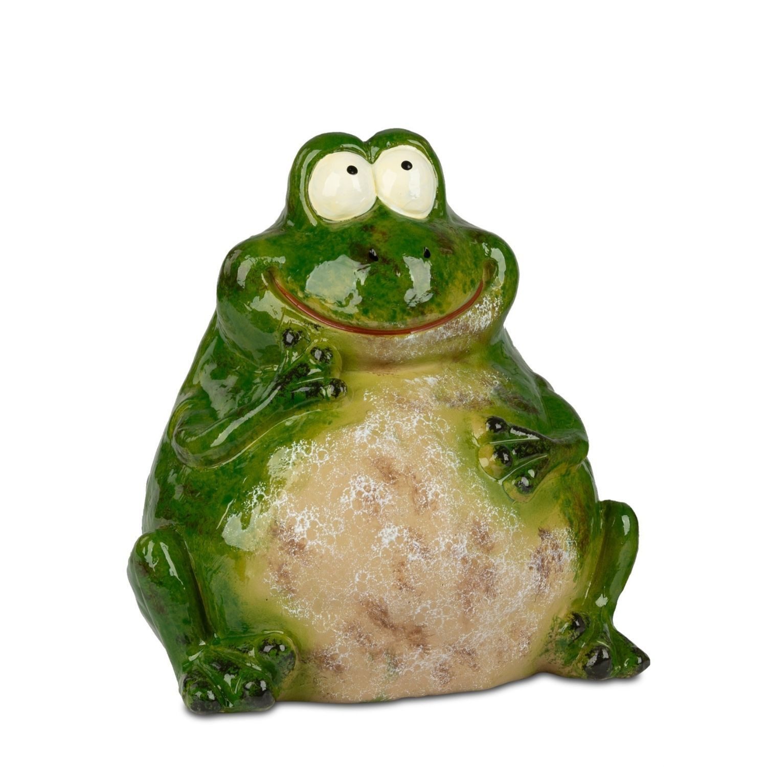 formano Dekofigur Cartoon, Höhe: 24cm, Farbe: Grün, Motiv: Frosch
