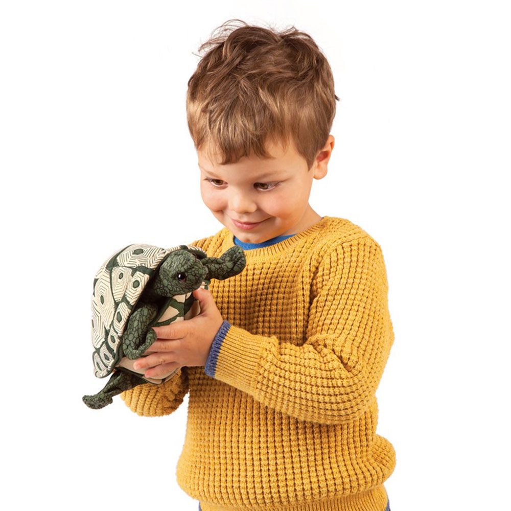 Folkmanis Handpuppen Handpuppe Folkmanis Handpuppe Landschildkröte 2181 (Packung)
