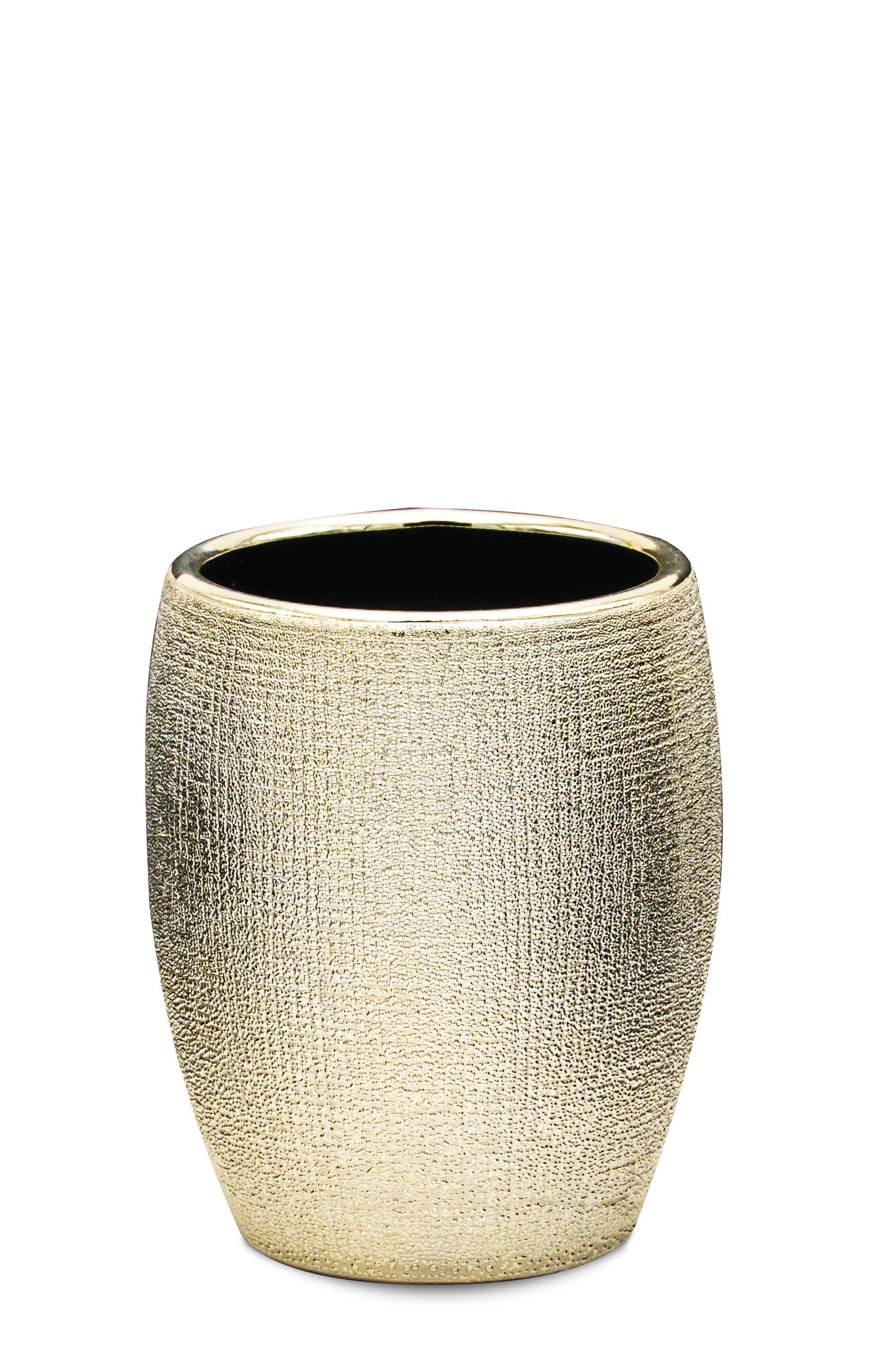 Ridder Badaccessoire-Set Aufbewahrungsbecher Lucida goldfarben