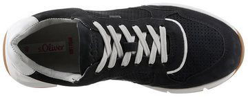 s.Oliver Sneaker mit Soft Foam-Innensohle, Freizeitschuh, Halbschuh, Schnürschuh