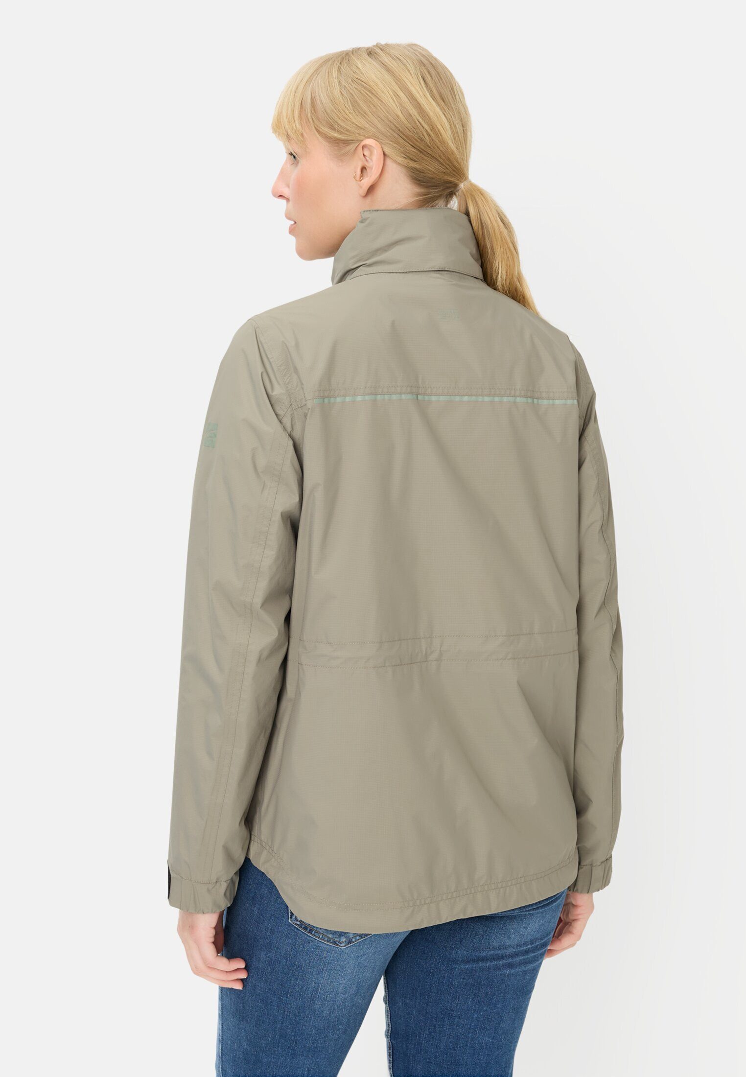 camel active Fieldjacket mit verstellbarer Kapuze Langarm