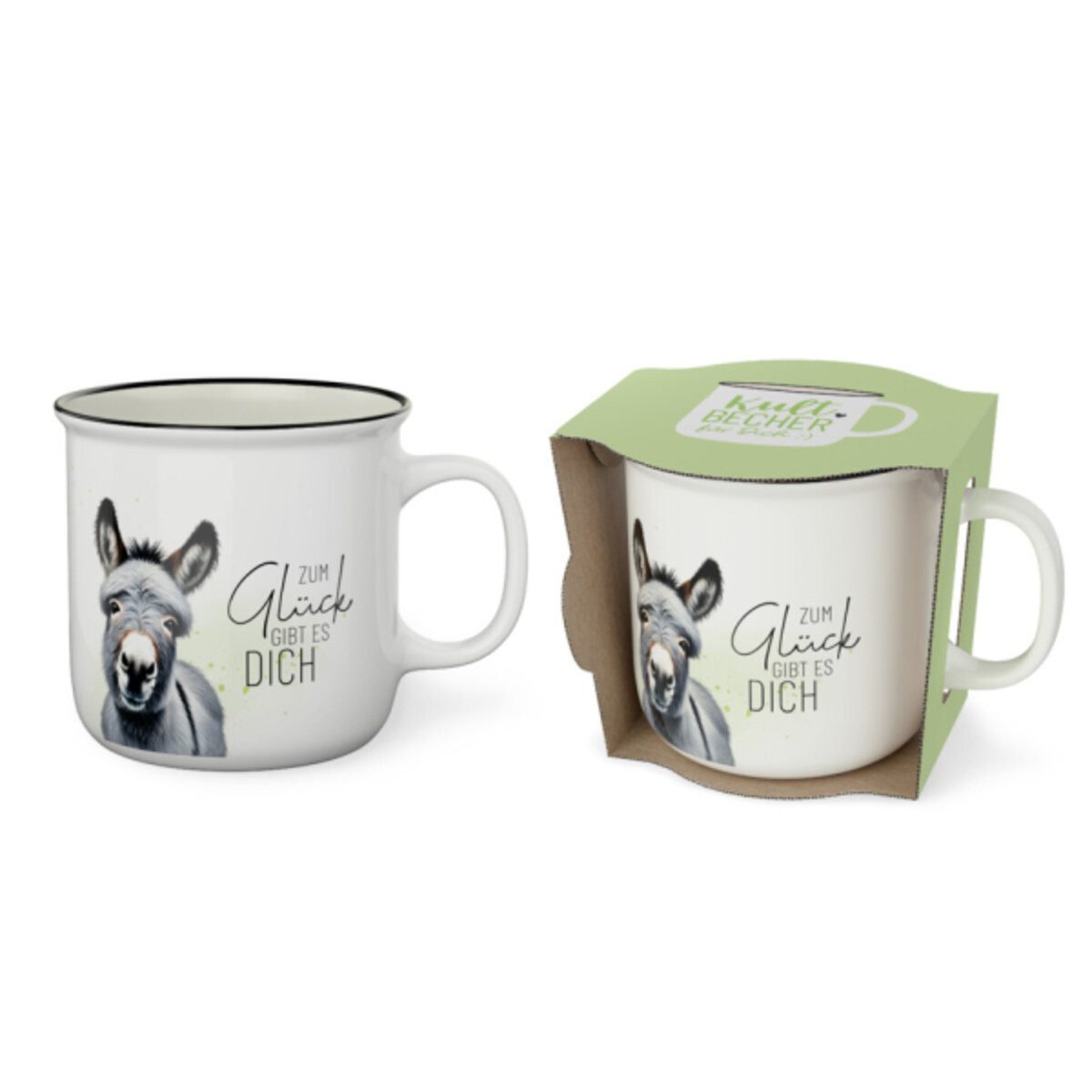 La Vida Becher LA VIDA Kaffeebecher Lucky Friends Esel