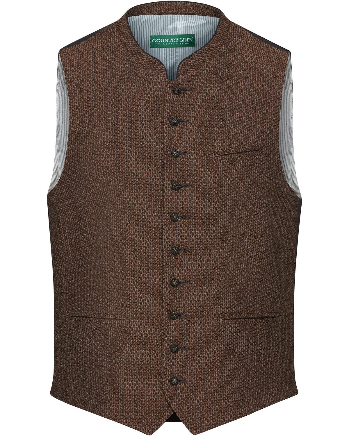 Country Line Trachtenweste Jacquard-Weste
