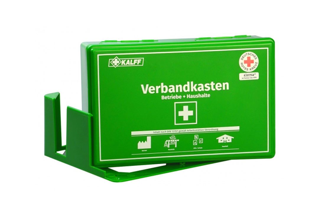 Kalff KFZ-Verbandkasten KFZ-Betriebsverbandkasten klein-Grün, (1 St)