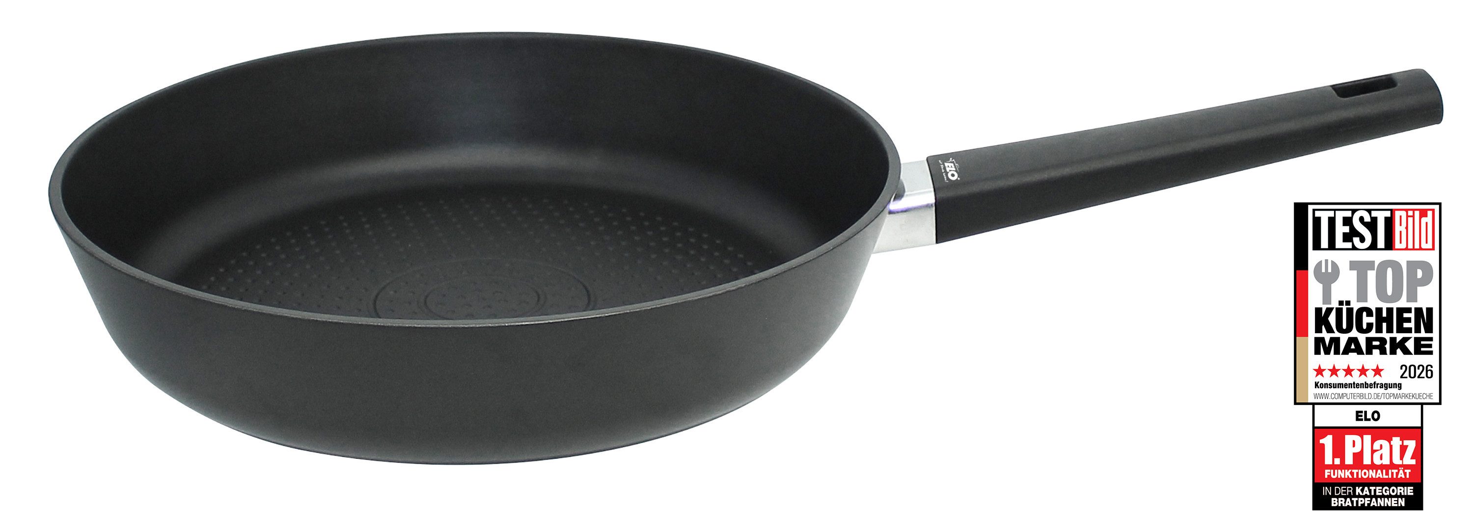 Elo Bratpfanne Smart Wave, Aluminium (1-tlg), Für alle Herdarten geeignet, inkl. Induktion