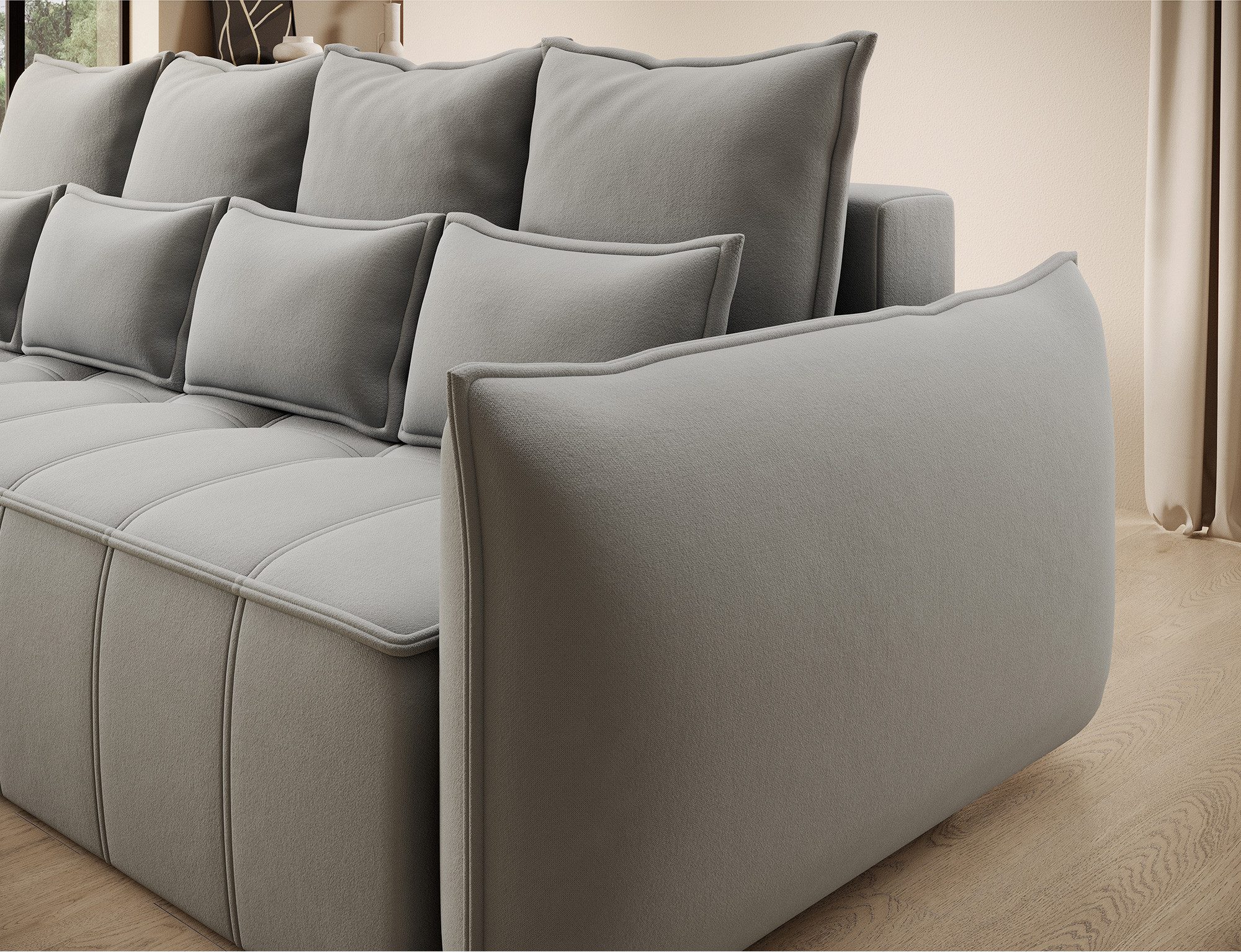 MF Design 3-Sitzer Wilson, mit Bettfunktion