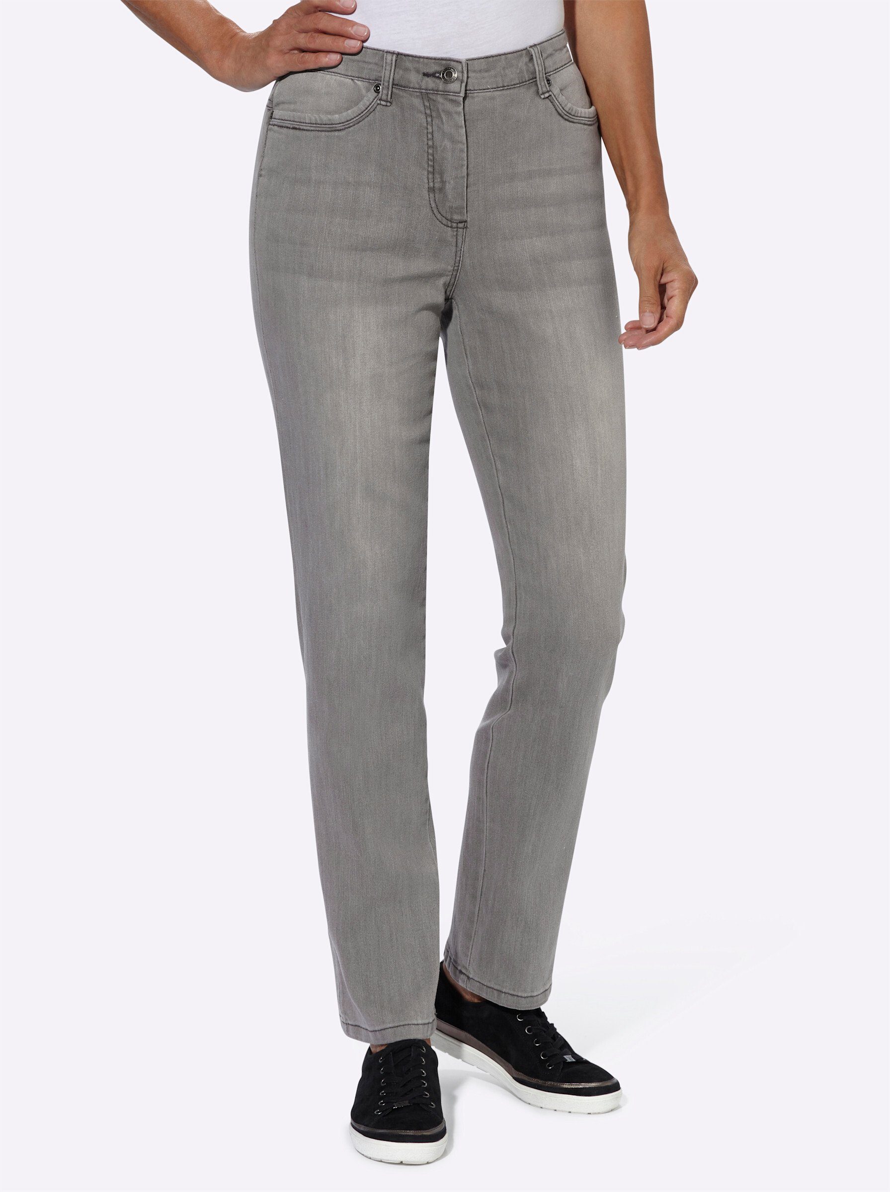 WITT WEIDEN Bequeme Jeans grey-denim