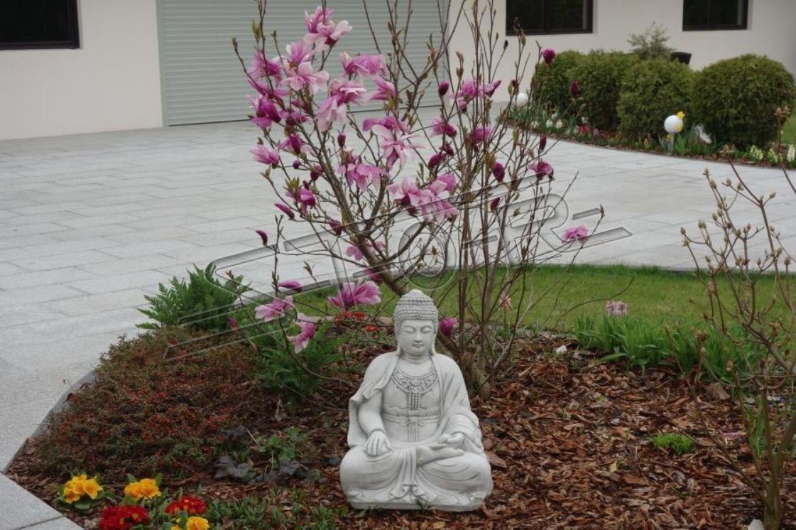 Skulptur JVmoebel Steinoptik. Skulptur Wohnbereich Garten in für Skulptur und Buddha