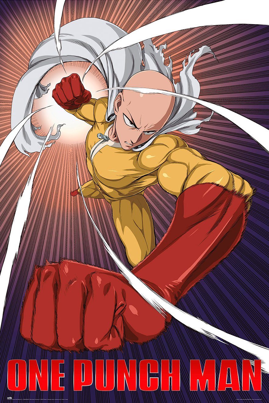 Grupo Erik Poster One Punch Man Poster Saitama 61 x 91,5 cm