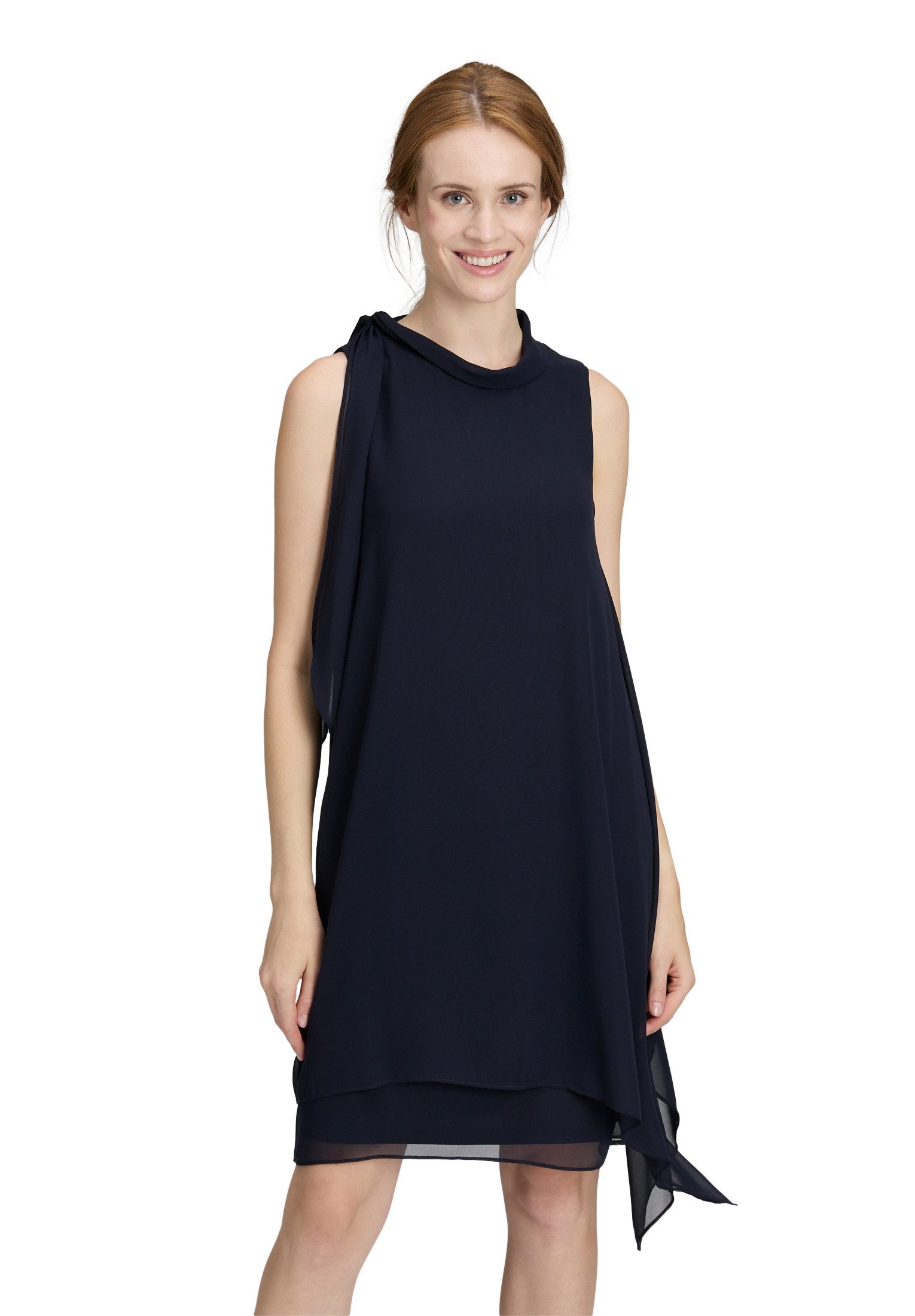 Vera Mont Cocktailkleid Damen Cocktailkleid ohne Arm Schluppe günstig online kaufen