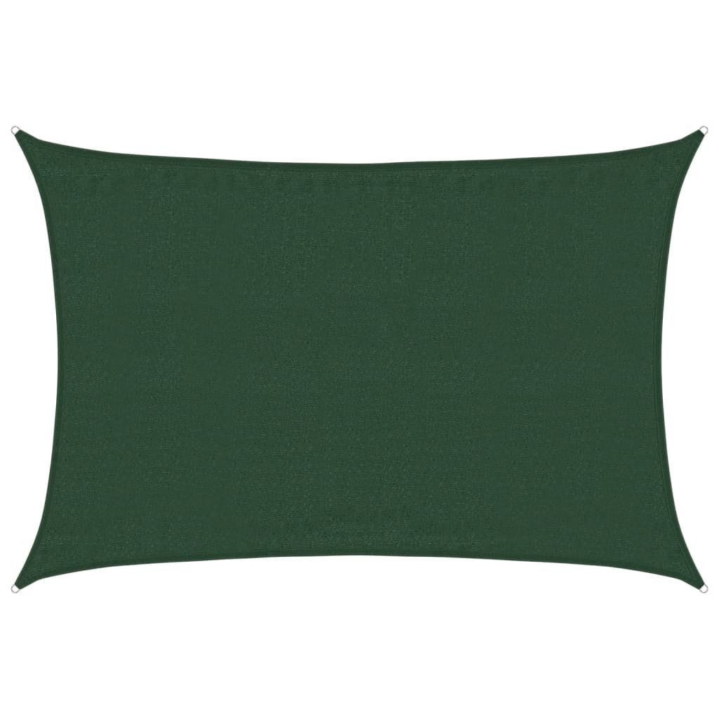 vidaXL Sonnensegel Sonnensegel 160 g/m² Dunkelgrün günstig online kaufen