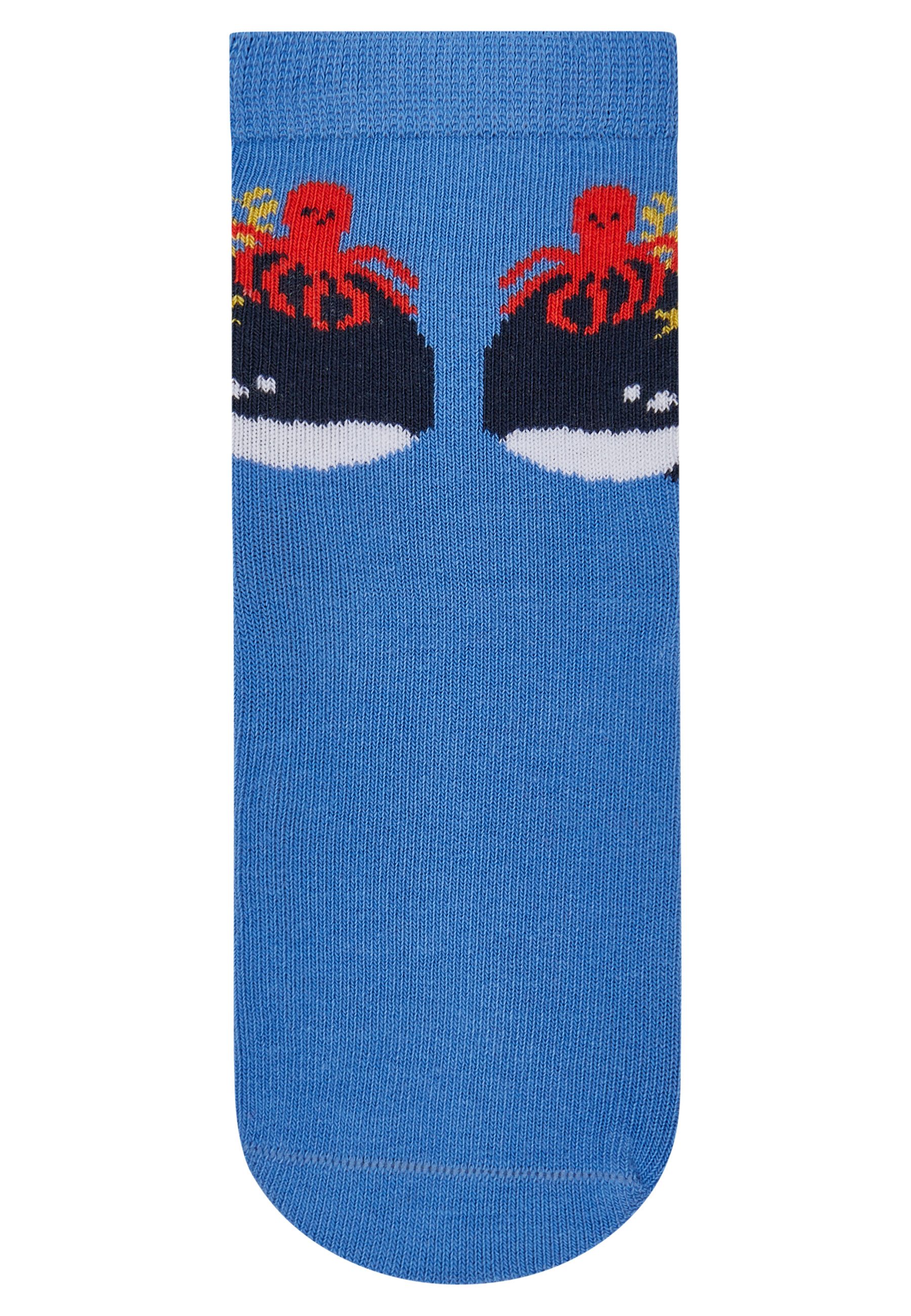 Sterntaler® ABS-Socken Fliesen Fitzer SUN Wal Fliesen Flitzer SUN Wal, rutschfest, weich & atmungsaktiv