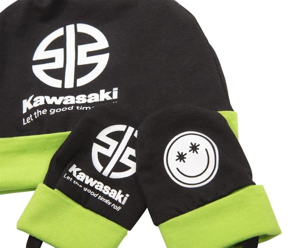 Kawasaki Erstlingsmütze Kawasaki Bäby Erstlings Set Mütze & Fäustlinge