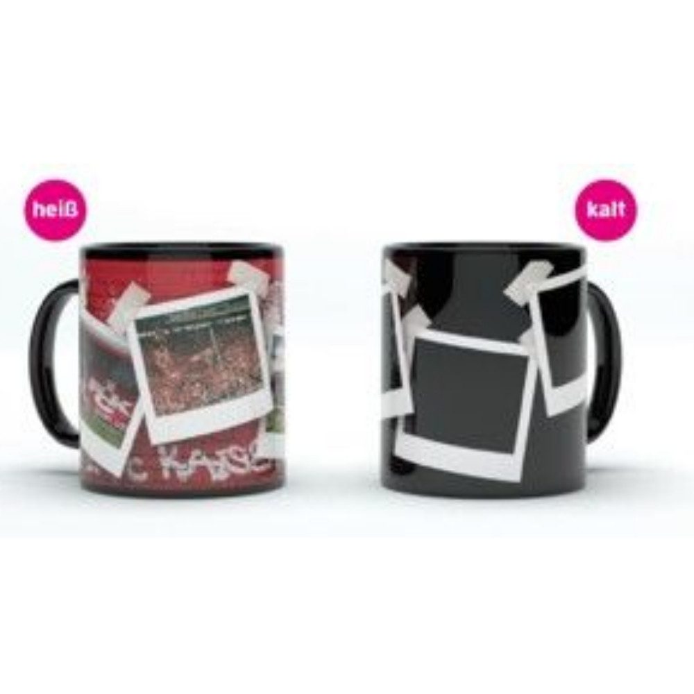 VertriebsArena GmbH Becher FCK Tasse Magic Polaroid, Keramik