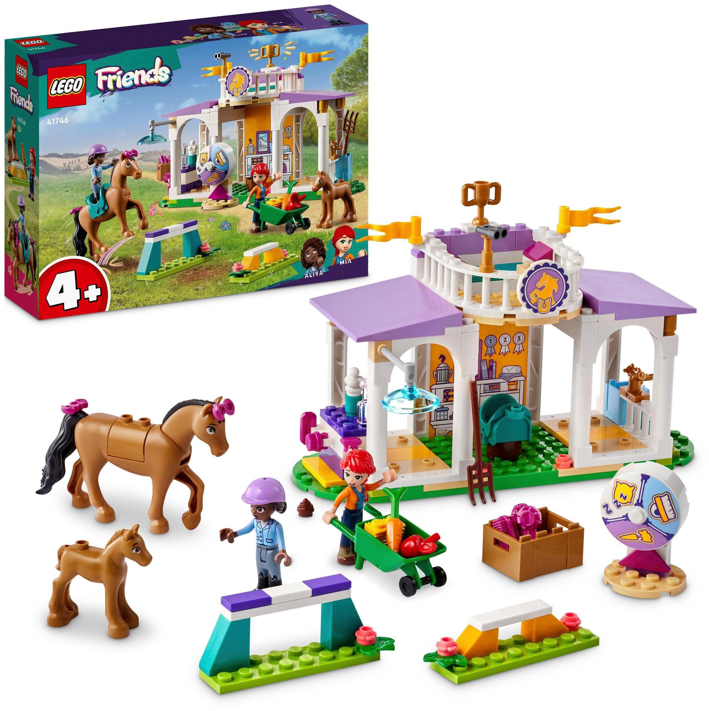 LEGO® Konstruktionsspielsteine Reitschule (41746), LEGO® Friends, (134 St), Made in Europe