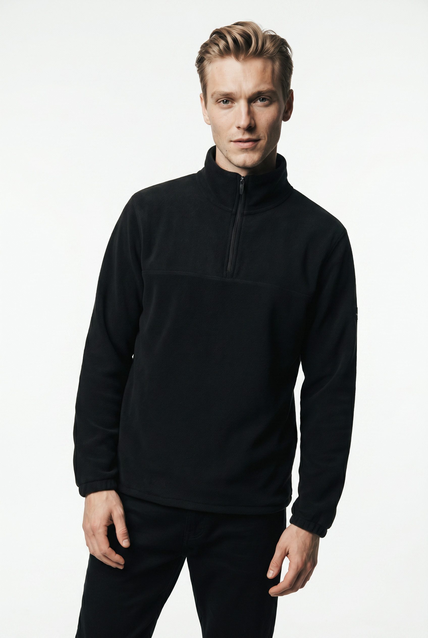 Sweatshirt JCOPOINT FLEECE SWEAT HIGH NECK HALF ZIP