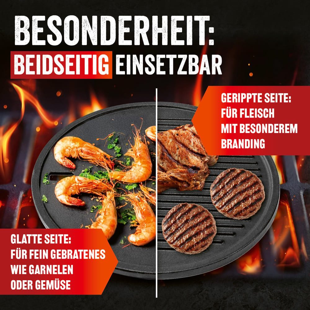 LANDMANN Grillplatte LANDMANN Modulus Grillplatte 30cm Durchmesser