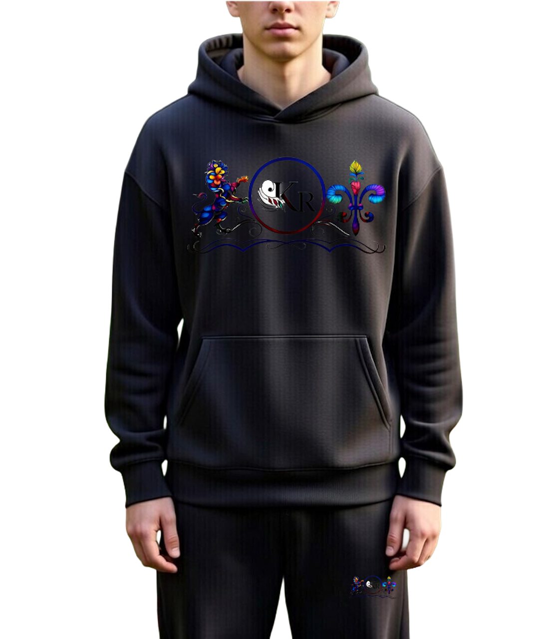 KR-Industries Freizeitanzug Set KR-Industries Loungewear (Set), Hoodie und Hose