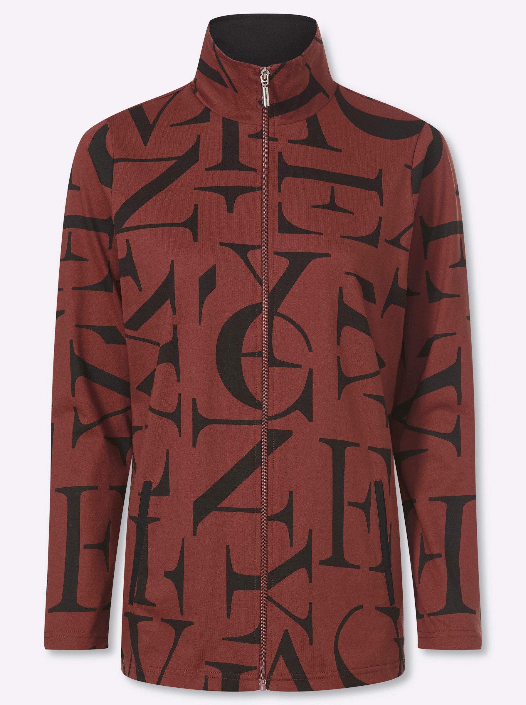 Sieh an! T-Shirt Shirtjacke Langarm