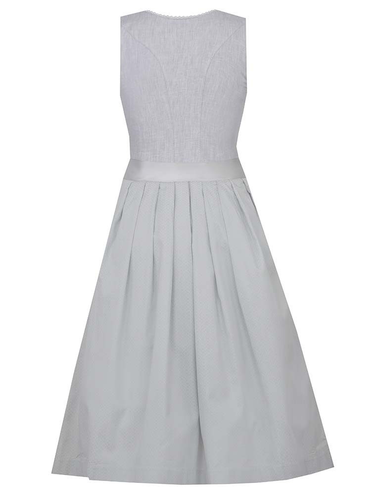 MarJo Dirndl Dirndl Penzberg 65cm Länge silbergrau