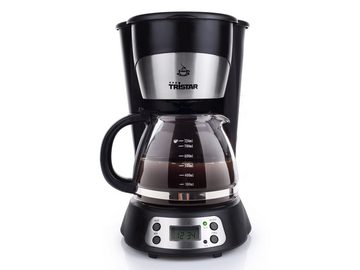 Setpoint Filterkaffeemaschine, 0.75l Kaffeekanne, Permanentfilter, 8 Tassen mit Glaskanne Permanentfilter & Zeitschaltuhr & Milchkännchen