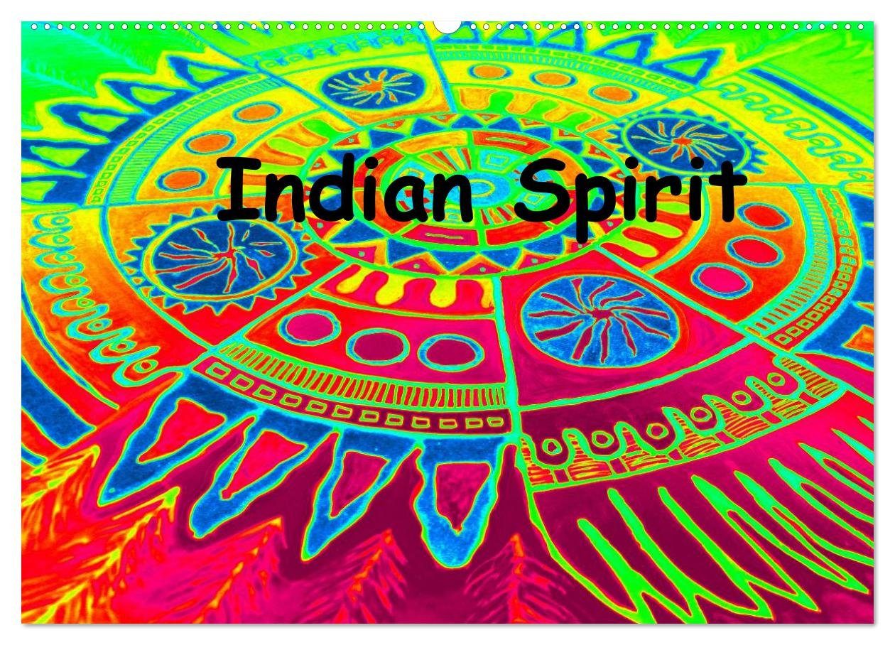 CALVENDO Wandkalender Indian Spirit (Wandkalender 2024 DIN A2 quer), CALVENDO Monatskalender
