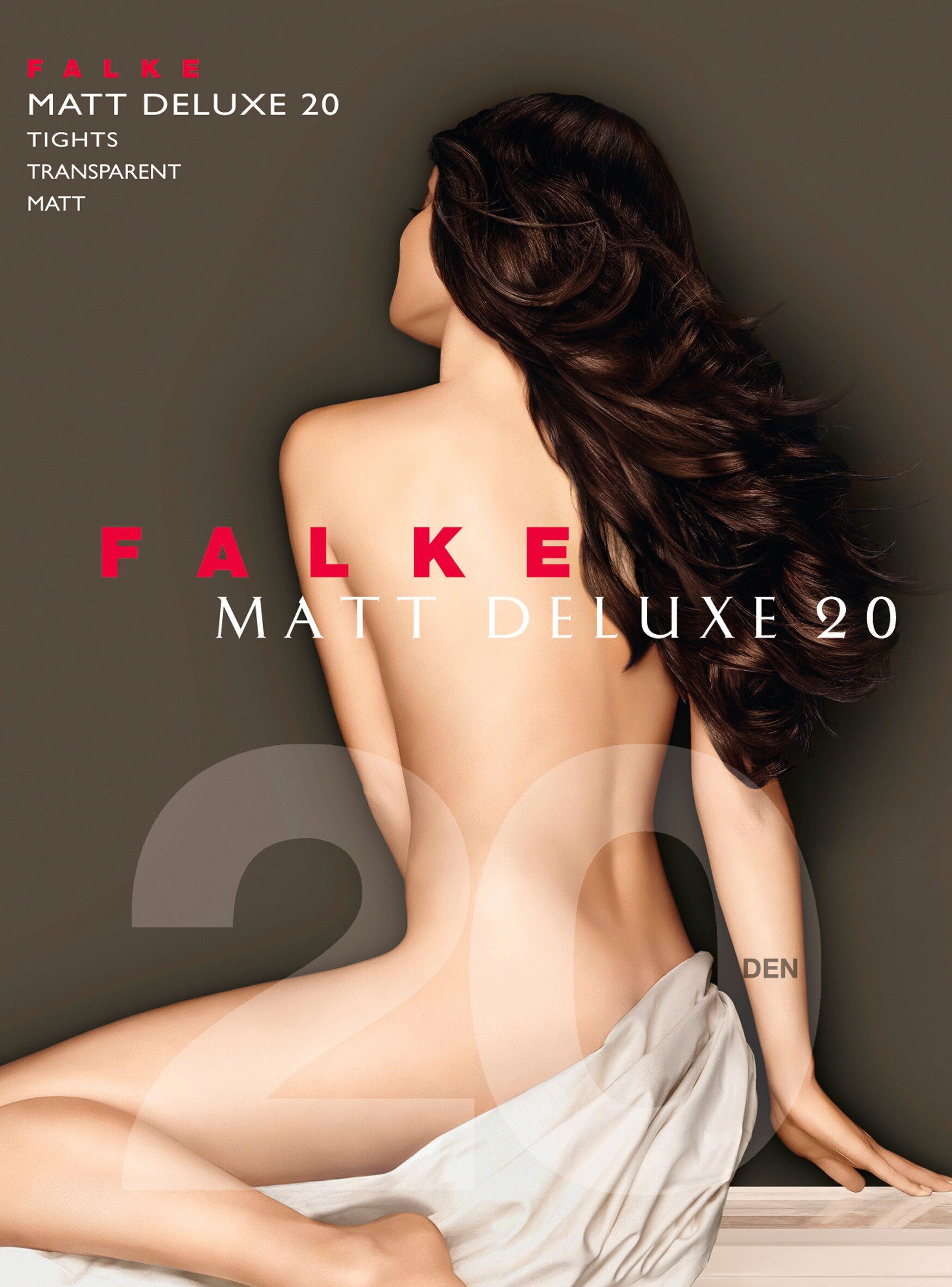 Deluxe (3009) DEN Matt Feinstrumpfhose St) & FALKE black matt 20 transparent (1