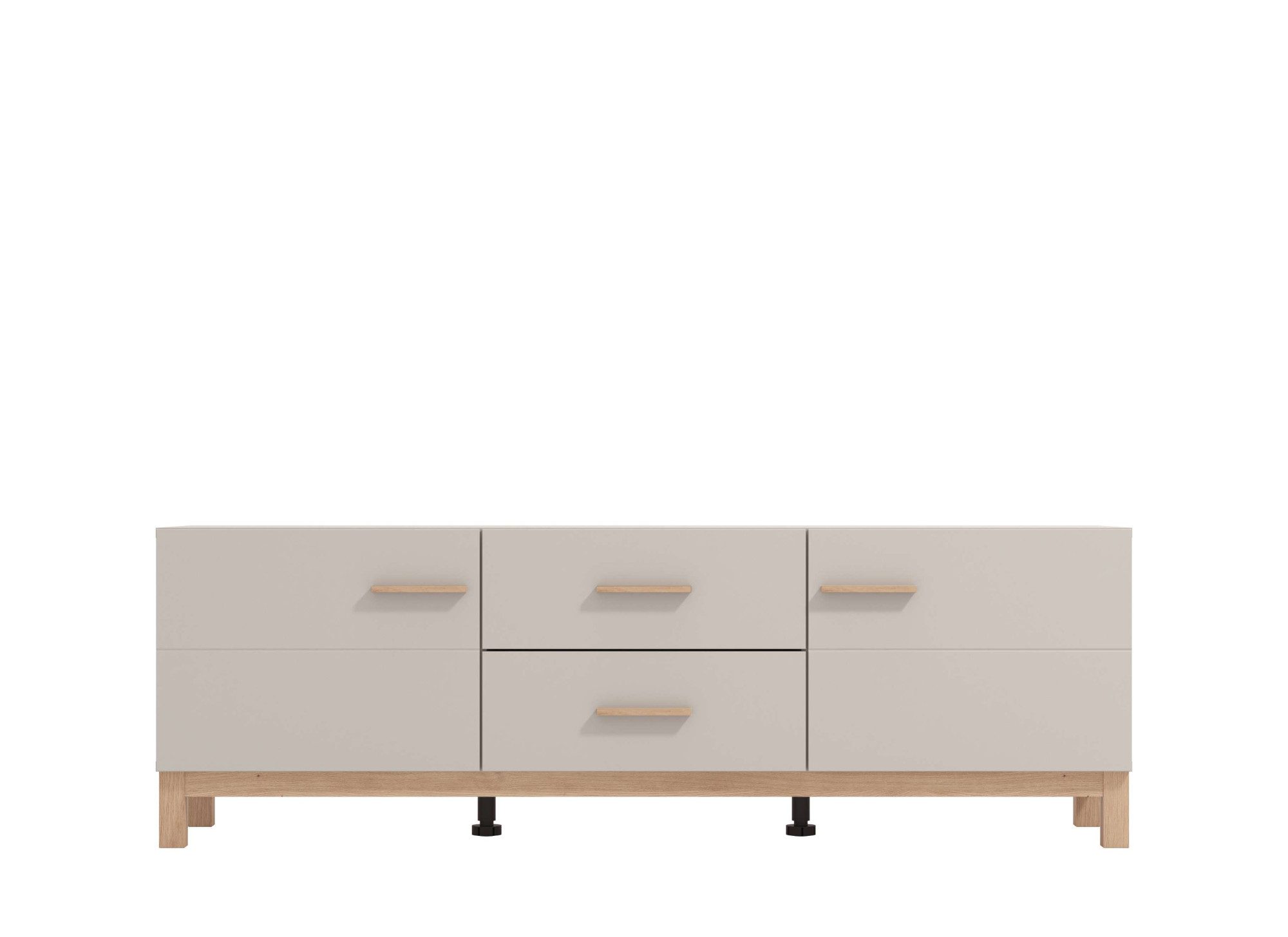 Home affaire TV-Bank Essex, TV-Board, TV-Kommode, TV-Schrank, TV-Unterschrank, TV-Möbel, Elegantes Lowboard (154 cm) in Kaschmir mit viel Stauraum