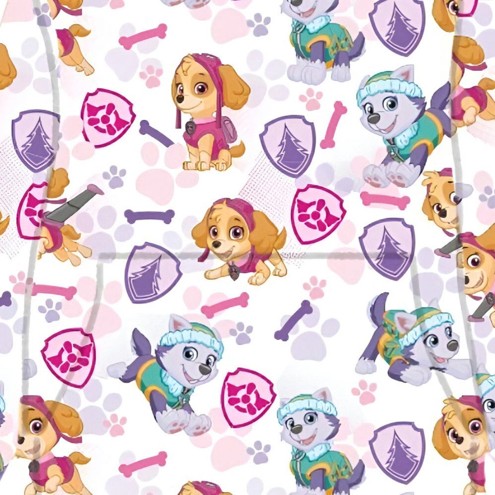 PAW PATROL Sweatponcho Paw Patrol Skye Kuschelponcho Kuscheldecke mit Ärmeln Kapuze Tasche Gr. 3 bis 6 Jahre Onesize