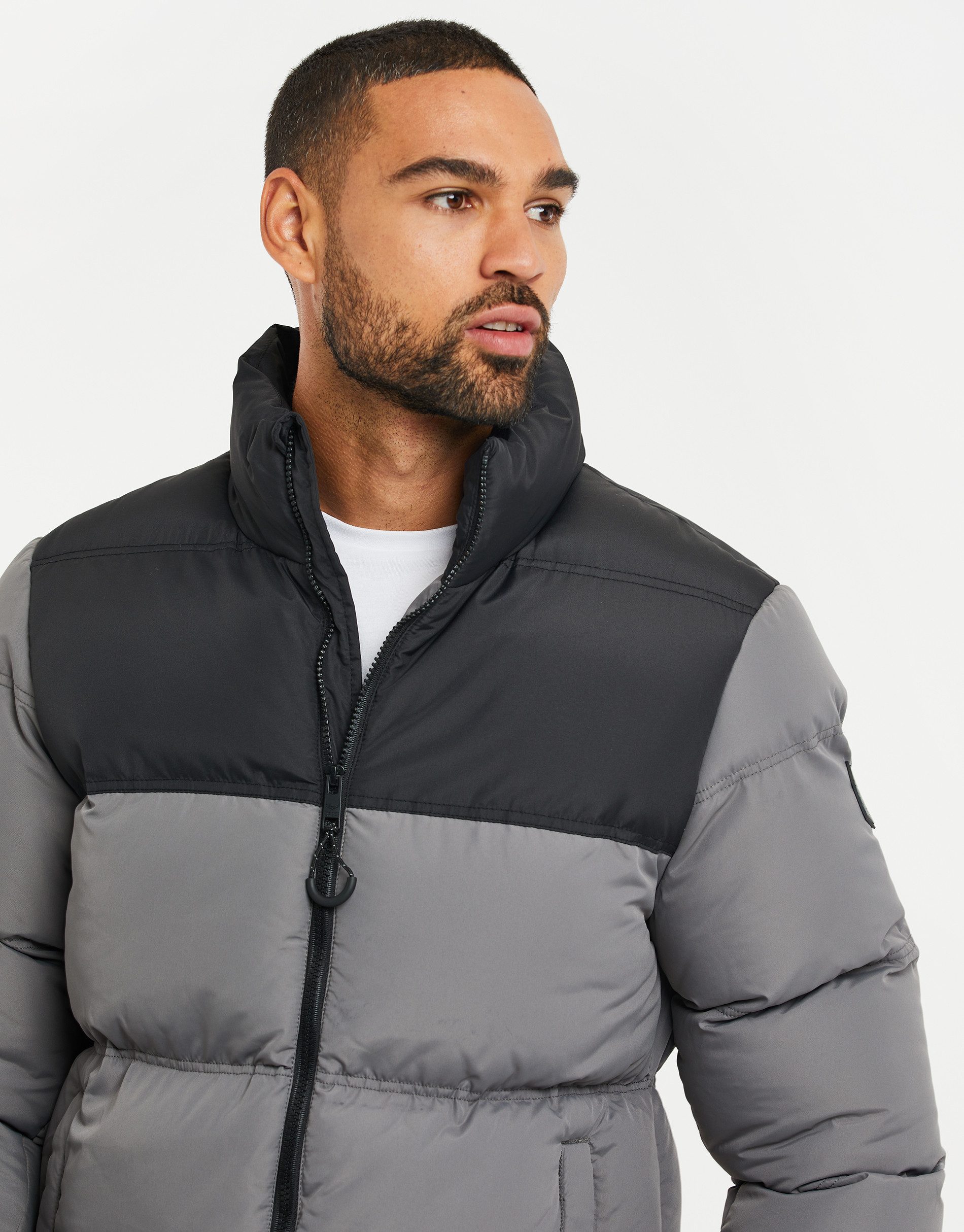 Threadbare Steppjacke THB Jacket Firth Padded (1-St) mit hohem Stehkragen