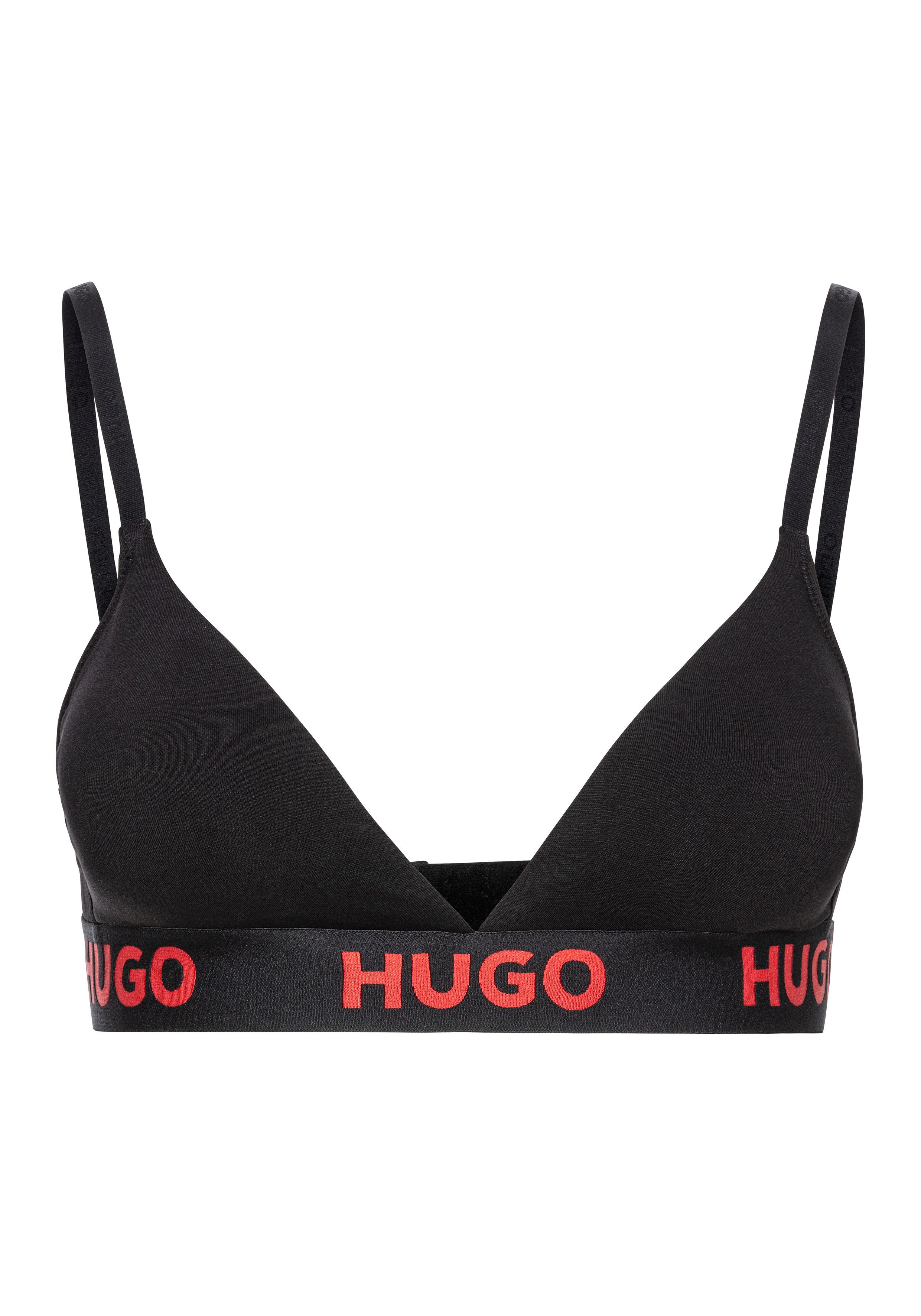 HUGO Triangel-BH TRIANGLE SPORTY LOGO elastisch günstig online kaufen