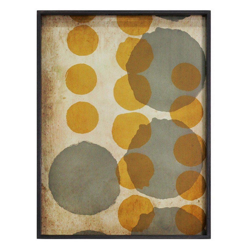 Ethnicraft Tablett Notre Monde Tablett Sienna Layered Dots 61 cm