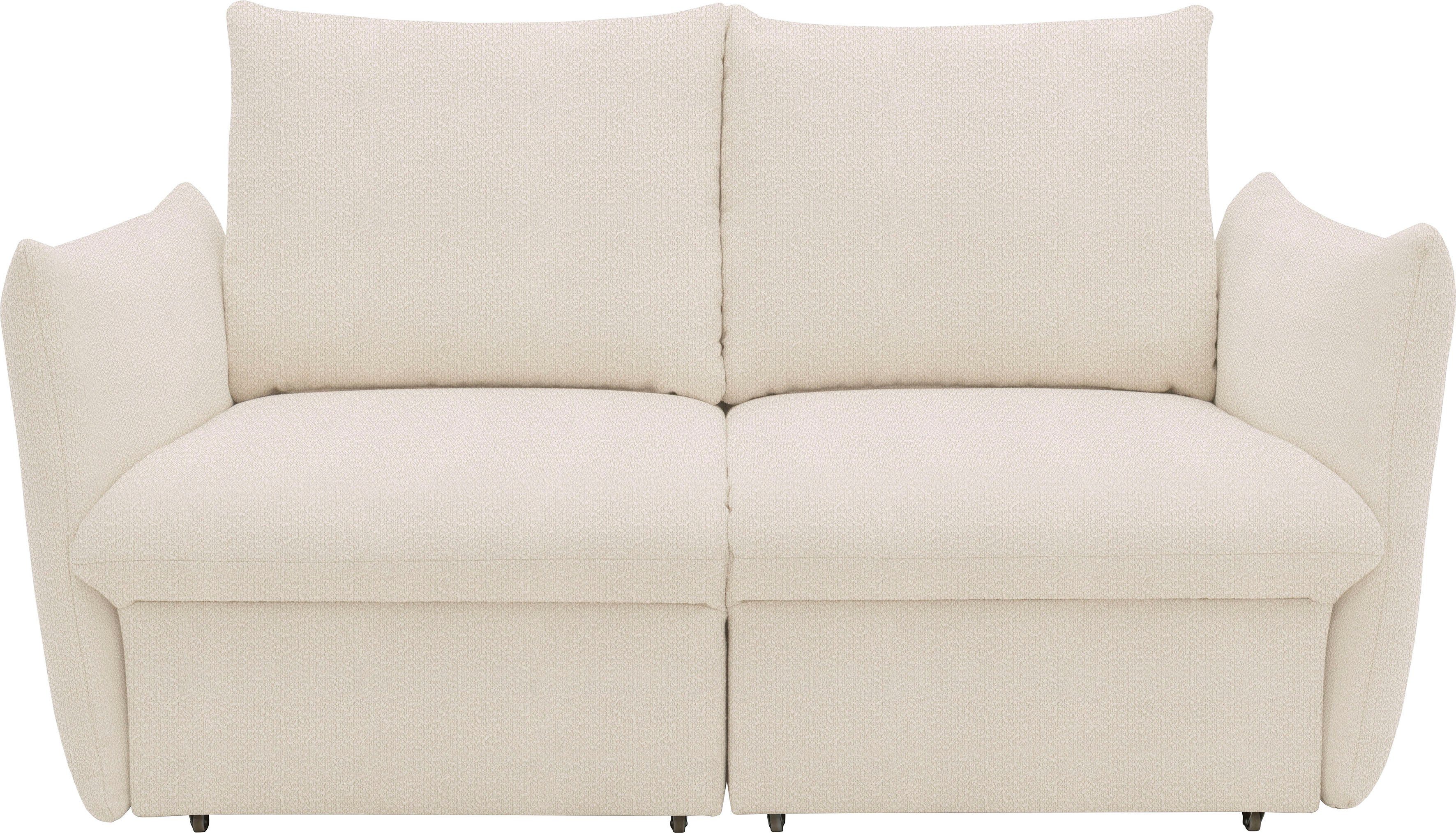 LOOKS by Wolfgang Joop Schlafsofa LOOKS XII, mit Bettfunktion, Kissenoptik, Boxspring-Polsterung